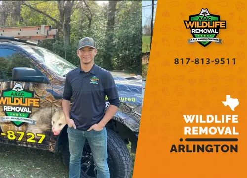 Arlington Wildlife Removal professional removing pest animal