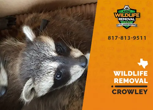Crowley Wildlife Removal professional removing pest animal