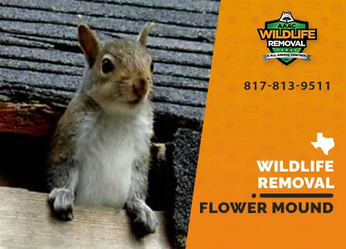 Flower Mound Wildlife Removal professional removing pest animal