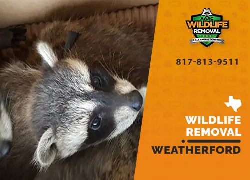 Weatherford Wildlife Removal professional removing pest animal